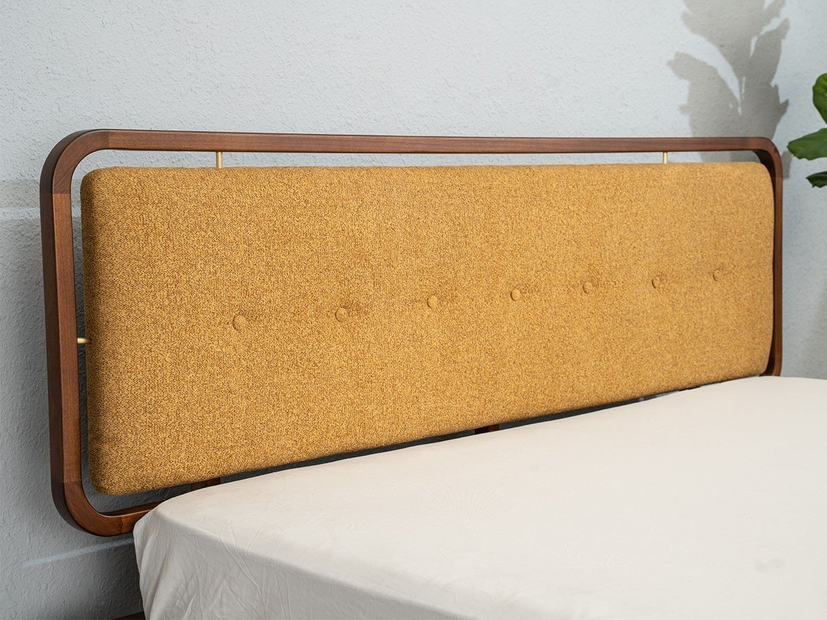 【サンダーデザイン/XANDER DESIGNS / GOODS】のJULIE ARCH DOUBLE BED FRAME / ジュリー アーチ ダブル ベッドフレーム 人気、トレンドファッション・服の通販 founy(ファニー) 　イエロー　Yellow　コレクション　Collection　ダブル　Double　ファブリック　Fabric　フレーム　Flame　モダン　Modern　ヴィンテージ　Vintage　ホーム・キャンプ・アウトドア・お取り寄せ　Home,Garden,Outdoor,Camping Gear　家具・インテリア　Furniture　ベッド　Bed　ダブルベッド　Double Bed　other-4|ID: prp329100002183513 ipo3291000000031508286