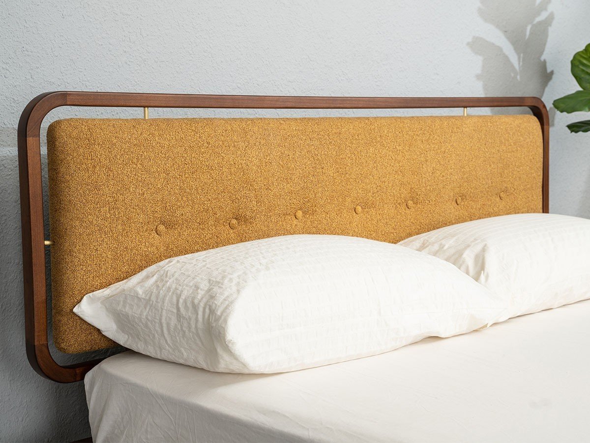 【サンダーデザイン/XANDER DESIGNS / GOODS】のJULIE ARCH DOUBLE BED FRAME / ジュリー アーチ ダブル ベッドフレーム 人気、トレンドファッション・服の通販 founy(ファニー) 　イエロー　Yellow　コレクション　Collection　ダブル　Double　ファブリック　Fabric　フレーム　Flame　モダン　Modern　ヴィンテージ　Vintage　ホーム・キャンプ・アウトドア・お取り寄せ　Home,Garden,Outdoor,Camping Gear　家具・インテリア　Furniture　ベッド　Bed　ダブルベッド　Double Bed　other-5|ID: prp329100002183513 ipo3291000000031508287