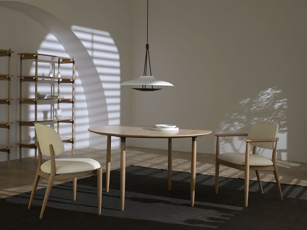 【ステラワークス/Stellar Works / GOODS】のSlow Dining Table / スロウ ダイニングテーブル 人気、トレンドファッション・服の通販 founy(ファニー) 　コレクション　Collection, Seasonal Line　スリム　Slim, Slim Fit　テーブル　Table, Dining Table　フォルム　Silhouette, Form　ラウンド　Round, Round Neck　ホーム・キャンプ・アウトドア・お取り寄せ　Home Living / Home & Lifestyle / Camping Gear / Outdoor Camping　家具・インテリア　Home Furniture & Interior. Stylish & Functional Living Spaces　テーブル　Dining, Coffee & Side Tables　ダイニングテーブル・食卓テーブル　Dining Tables　ホーム・キャンプ・アウトドア・お取り寄せ　Home Living / Home & Lifestyle / Camping Gear / Outdoor Camping　家具・インテリア　Home Furniture & Interior. Stylish & Functional Living Spaces　テーブル　Dining, Coffee & Side Tables　カフェテーブル・丸型テーブル　Cafe & Bistro Tables　other-4|ID: prp329100002184413 ipo3291000000031506983