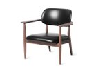 【ステラワークス/Stellar Works / GOODS】のSlow Lounge Chair / スロウ ラウンジチェア 張地:クリスタル 9894 ブラック(レザー B)、フレーム:ウォルナット(ナチュラル)|ID: prp329100002184537 ipo3291000000013558673