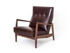 【ステラワークス/Stellar Works / GOODS】のRisom Lounge Chair / リゾム ラウンジ チェア 張地:ニューキャッスル ダークブラウン New 25(レザー A)、フレーム:ウォルナット(ナチュラ|ID: prp329100002184539 ipo3291000000033344072