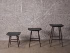 【ステラワークス/Stellar Works / GOODS】のFreja Bar Stool Leather Stripe Seat / フレヤ バースツール SH750 レザーストライプシート 本商品は「レザーストライプ(右)」です。シリーズで「ペーパーコード(左)」「レザーシート(中央)」の|ID:prp329100002184570