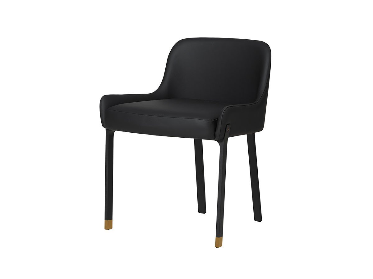 【ステラワークス/Stellar Works / GOODS】のBlink Dining Chair / ブリンク ダイニングチェア インテリア・キッズ・メンズ・レディースファッション・服の通販 founy(ファニー) 　送料無料　Free Shipping　フォルム　Silhouette, Form　ホーム・キャンプ・アウトドア・お取り寄せ　Home Living / Home & Lifestyle / Camping Gear / Outdoor Camping　家具・インテリア　Home Furniture & Interior. Stylish & Functional Living Spaces　チェア・椅子　Seating & Chairs　ダイニングチェア・木製チェア　Dining Chairs　張地:ベラッジオ ブラック 7925(レザー C)|ID: prp329100002184583 ipo3291000000034545166