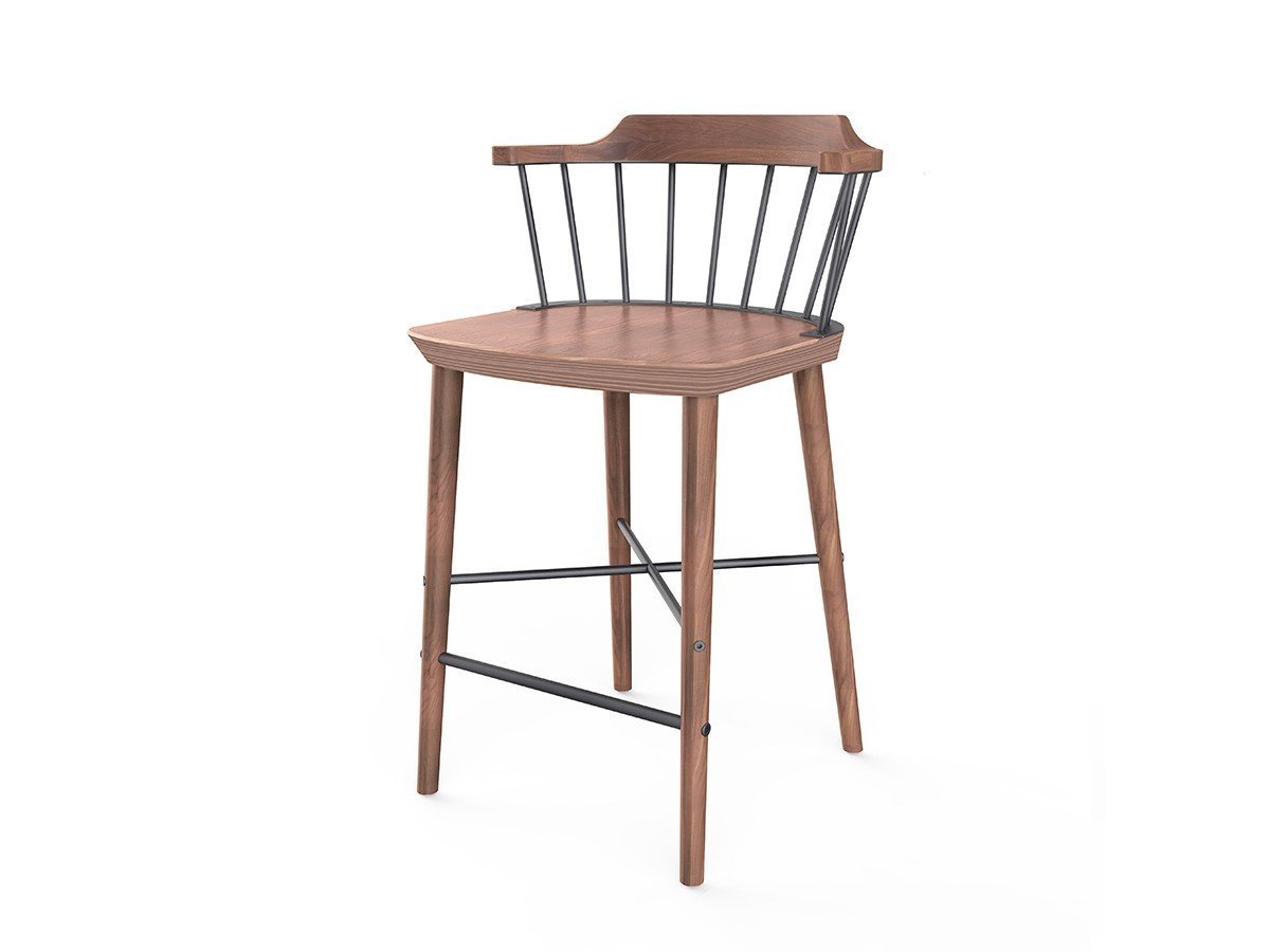 【ステラワークス/Stellar Works / GOODS】のExchange Bar Chair 2.0 / エクスチェンジ バーチェア SH610 2.0 インテリア・キッズ・メンズ・レディースファッション・服の通販 founy(ファニー) 　送料無料　Free Shipping　クッション　Cushion　コレクション　Collection　モダン　Modern　ホーム・キャンプ・アウトドア・お取り寄せ　Home,Garden,Outdoor,Camping Gear　家具・インテリア　Furniture　チェア・椅子　Chair　カウンターチェア・ハイスツール　Counter Chair/High Stool　ウッド:ウォルナット(ナチュラル)|ID: prp329100002184597 ipo3291000000022252637
