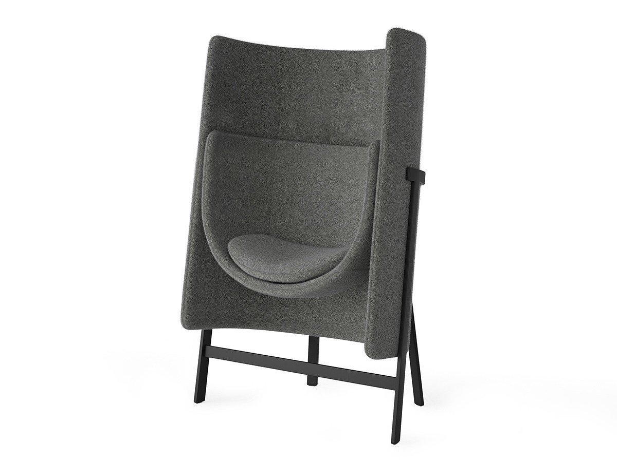 【ステラワークス/Stellar Works / GOODS】のKite Highback Chair - Narrow / カイト ハイバックチェア ナロー インテリア・キッズ・メンズ・レディースファッション・服の通販 founy(ファニー) 　コレクション　Collection　コンパクト　Compact　ホーム・キャンプ・アウトドア・お取り寄せ　Home,Garden,Outdoor,Camping Gear　家具・インテリア　Furniture　チェア・椅子　Chair　ラウンジチェア　Lounge Chair　張地:デヴィナメランジェ 170(ファブリック A)|ID: prp329100002184608 ipo3291000000013558822