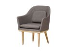 【ステラワークス/Stellar Works / GOODS】のLunar Lounge Chair Small / ルナ ラウンジチェア スモール 張地:脚部:オーク(ナチュラル)|ID:prp329100002184618