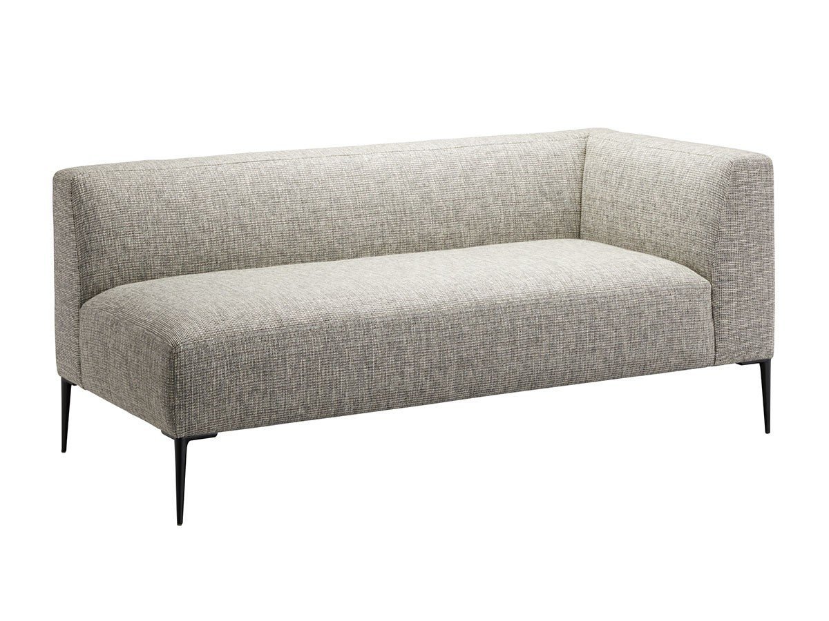 【フライミー ノワール/FLYMEe Noir / GOODS】の2P SOFA / 2人掛け片肘ソファ 左アーム #109902 インテリア・キッズ・メンズ・レディースファッション・服の通販 founy(ファニー) 　おすすめ　Recommend　ホーム・キャンプ・アウトドア・お取り寄せ　Home,Garden,Outdoor,Camping Gear　家具・インテリア　Furniture　ソファー　Sofa　張地:ラムジー グレー(Dランク)、脚部:ブラック粉体塗装|ID: prp329100002194954 ipo3291000000030234022