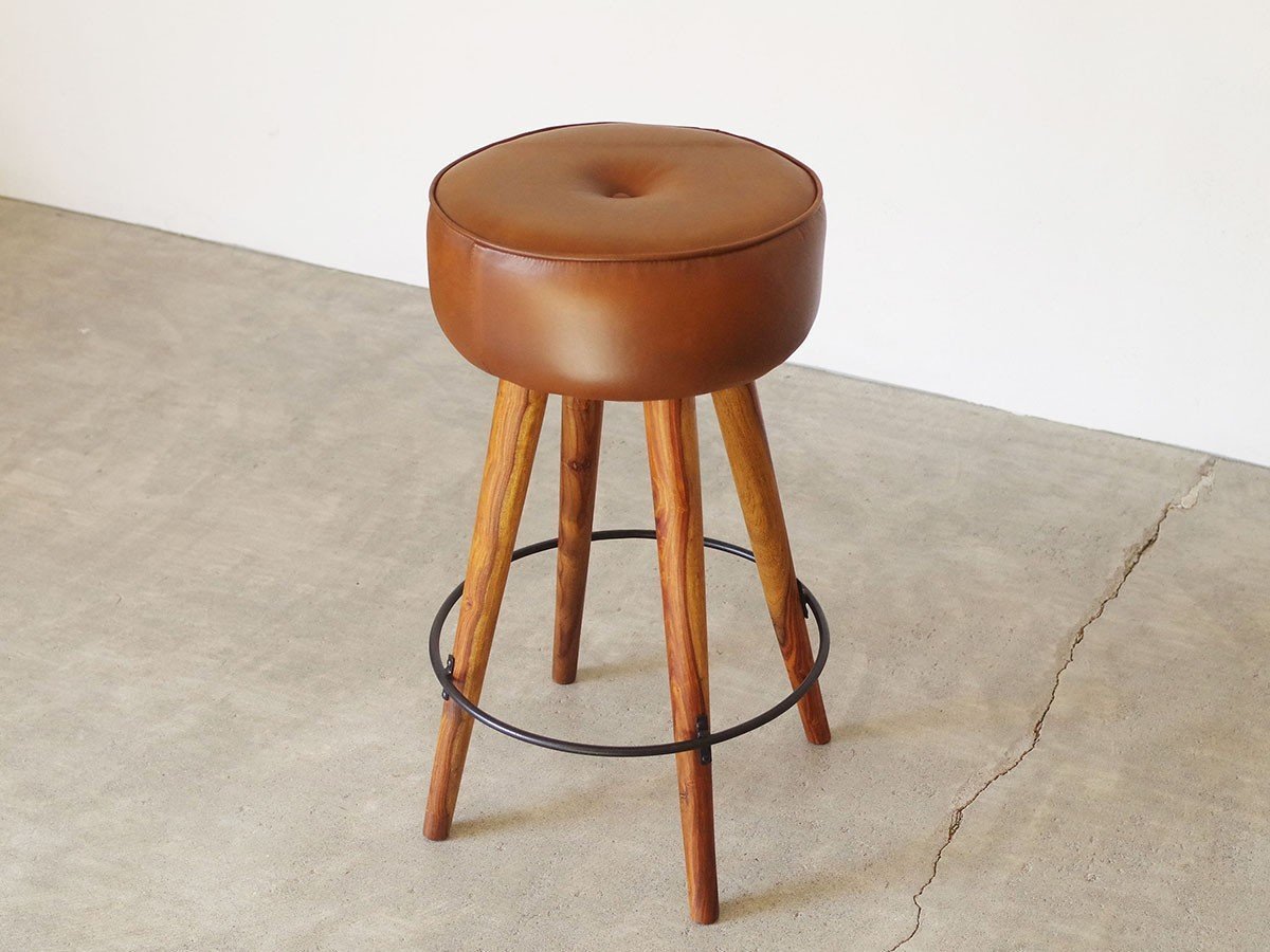 【ライフファニチャー/LIFE FURNITURE / GOODS】のSF LEATHER HIGH STOOL / SF レザー ハイスツール(バッファローレザー) 人気、トレンドファッション・服の通販 founy(ファニー) 　送料無料　Free Shipping　クッション　Cushion　ホーム・キャンプ・アウトドア・お取り寄せ　Home,Garden,Outdoor,Camping Gear　家具・インテリア　Furniture　チェア・椅子　Chair　スツール　Stool　ホーム・キャンプ・アウトドア・お取り寄せ　Home,Garden,Outdoor,Camping Gear　家具・インテリア　Furniture　チェア・椅子　Chair　カウンターチェア・ハイスツール　Counter Chair/High Stool　 other-1|ID: prp329100002240848 ipo3291000000014224533