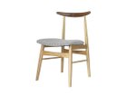【アデペシュ/a.depeche / GOODS】のSORM dining chair walnut / ソルム ダイニングチェア ウォルナット 張地:ヘリンボーンチャコールグレー|ID: prp329100002240852 ipo3291000000034104428