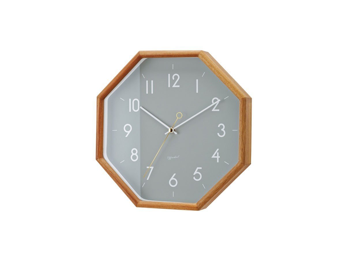 【フライミー ヴェール/FLYMEe vert / GOODS】のWall Clock / ウォールクロック #110267 インテリア・キッズ・メンズ・レディースファッション・服の通販 founy(ファニー) 　ウッド　Wood　フレーム　Flame　時計　Clock　ホーム・キャンプ・アウトドア・お取り寄せ　Home,Garden,Outdoor,Camping Gear　家具・インテリア　Furniture　その他 インテリア雑貨、家具　Furniture, Interior, Others　グレー|ID: prp329100002248420 ipo3291000000030229658