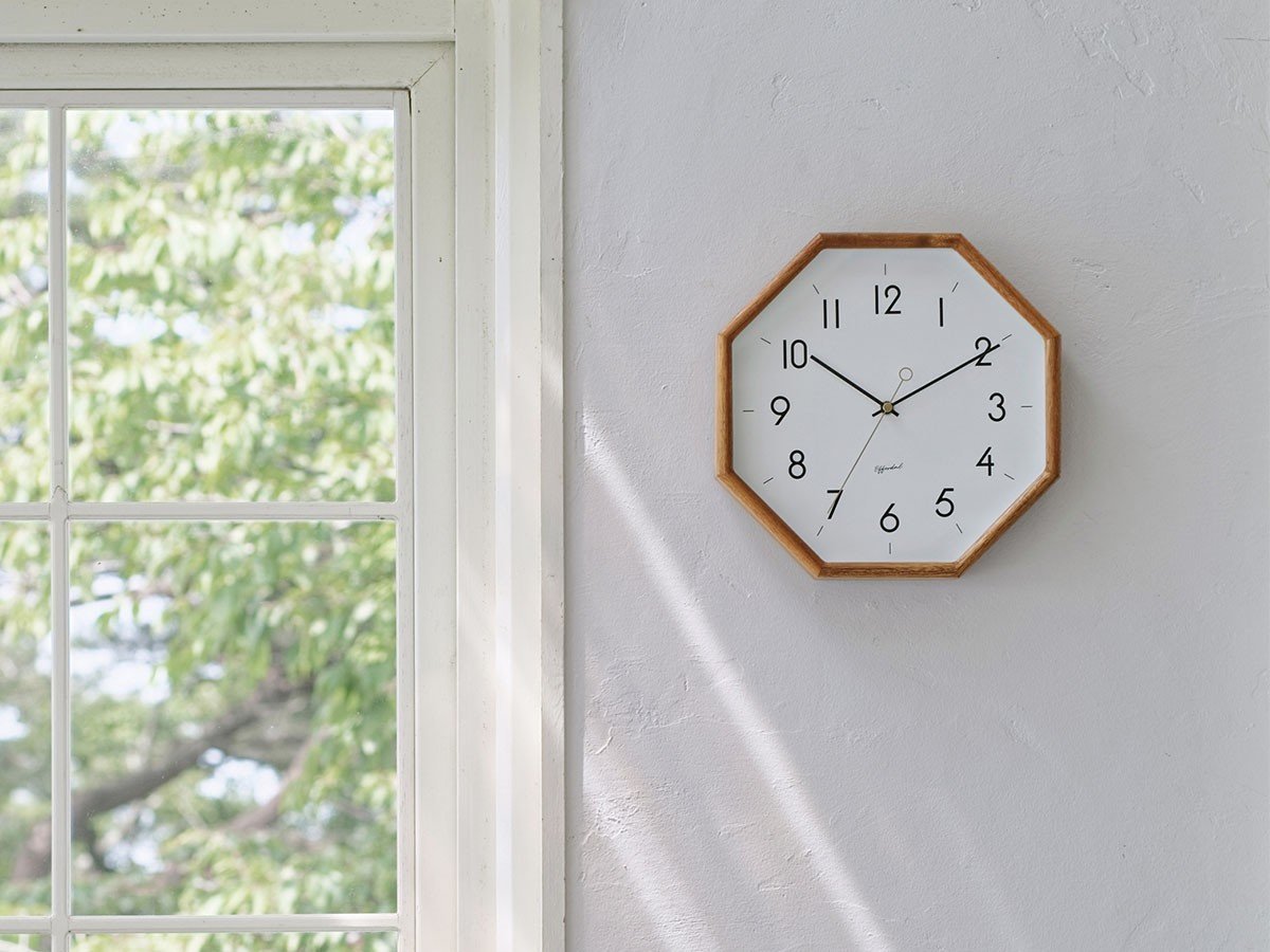 【フライミー ヴェール/FLYMEe vert / GOODS】のWall Clock / ウォールクロック #110267 人気、トレンドファッション・服の通販 founy(ファニー) 　ウッド　Wood　フレーム　Flame　時計　Clock　ホーム・キャンプ・アウトドア・お取り寄せ　Home,Garden,Outdoor,Camping Gear　家具・インテリア　Furniture　その他 インテリア雑貨、家具　Furniture, Interior, Others　other-2|ID: prp329100002248420 ipo3291000000031505709