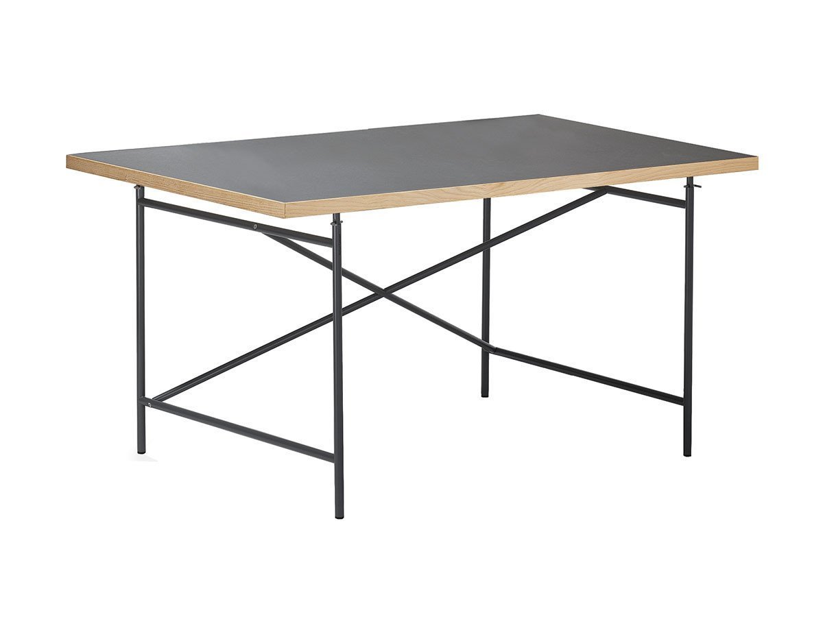 【リチャード ランパート/RICHARD LAMPERT / GOODS】のEiermann Table 1400 / アイアーマン テーブル 1400 リノリウムブラック インテリア・キッズ・メンズ・レディースファッション・服の通販 founy(ファニー) 　シンプル　Simple　ダウン　Down　テーブル　Table　デスク　Desk　フレーム　Flame　ボックス　Box　マグネット　Magnet　送料無料　Free Shipping　おすすめ　Recommend　ホーム・キャンプ・アウトドア・お取り寄せ　Home,Garden,Outdoor,Camping Gear　家具・インテリア　Furniture　その他 インテリア雑貨、家具　Furniture, Interior, Others　脚部ブラック、ケーブルチャネル:無し、CPUホルダー:無し|ID: prp329100002250480 ipo3291000000014319069