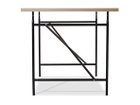 【リチャード ランパート/RICHARD LAMPERT / GOODS】のEiermann Table 1400 / アイアーマン テーブル 1400 リノリウムブラック 側面から見ても意匠的にも美しい建築的なデザインです。|ID:prp329100002250480