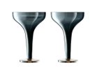 【エルエスエー インターナショナル/LSA international / GOODS】のEPOQUE CHAMPAGNE SAUCER VASE SET2 / エポック シャンパンソーサー ベース 2脚セット サファイア|ID: prp329100002254992 ipo3291000000030228445