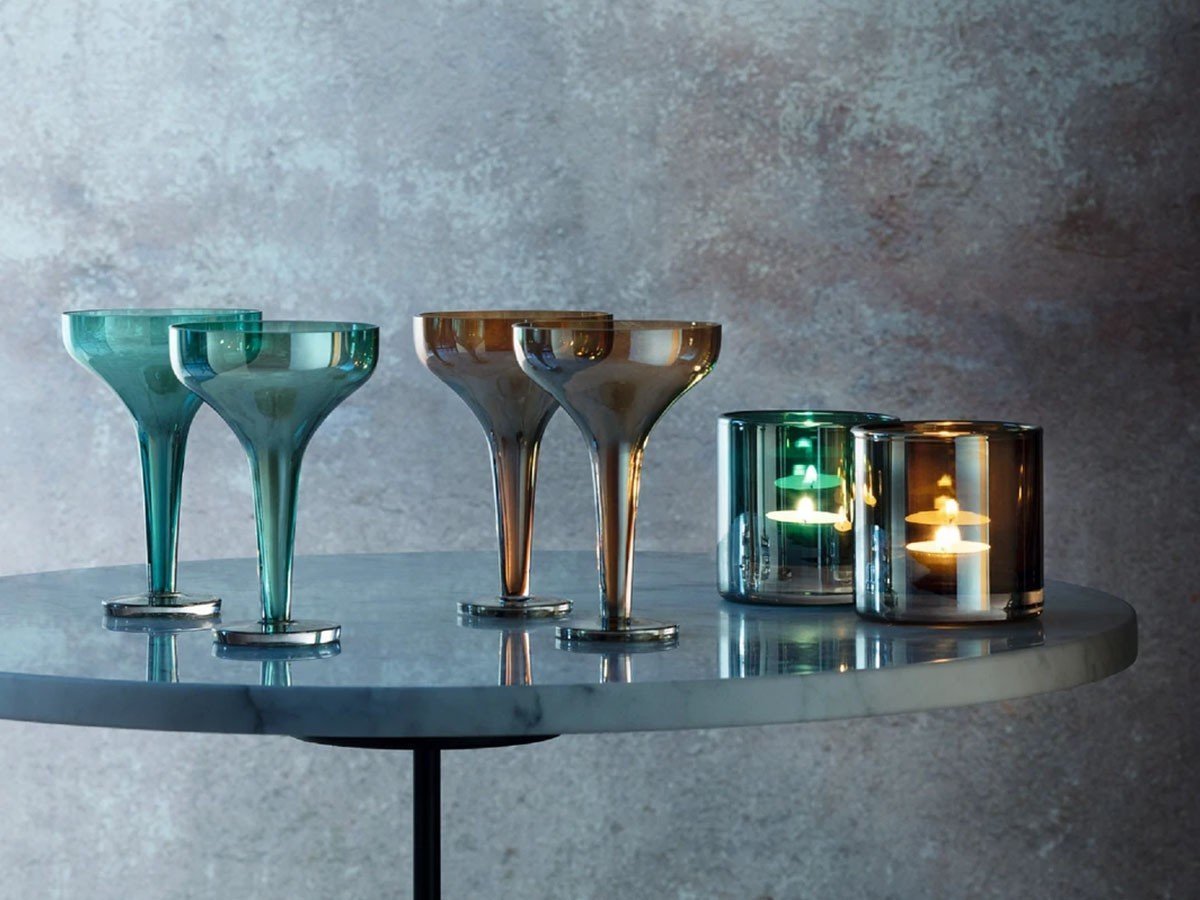 【エルエスエー インターナショナル/LSA international / GOODS】のEPOQUE CHAMPAGNE SAUCER VASE SET2 / エポック シャンパンソーサー ベース 2脚セット 人気、トレンドファッション・服の通販 founy(ファニー) 　送料無料　Free Shipping　おすすめ　Recommend　ガラス　Glass　グラス　Glass　ショート　Short　テーブル　Table　other-4|ID: prp329100002254992 ipo3291000000031505600