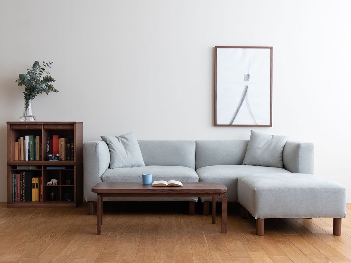 【フライミー ヴェール/FLYMEe vert / GOODS】のCOCCO OTTOMAN / コッコ オットマン 070 ハイタイプ インテリア・キッズ・メンズ・レディースファッション・服の通販 founy(ファニー) 　スエード　Suede　ホーム・キャンプ・アウトドア・お取り寄せ　Home,Garden,Outdoor,Camping Gear　家具・インテリア　Furniture　その他 インテリア雑貨、家具　Furniture, Interior, Others　張地:ラムース ライトグレー(ランク4)、脚部:ウォールナット|ID: prp329100002285434 ipo3291000000030225903