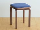 【フライミー ヴェール/FLYMEe vert / GOODS】のCOCCO STOOL / コッコ スツール クッション張地:ラムース ディープブルー(ランク4)、ウッド:ウォールナット|ID: prp329100002285439 ipo3291000000028447085