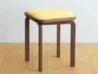 【フライミー ヴェール/FLYMEe vert / GOODS】のCOCCO STOOL / コッコ スツール クッション張地:ラムース イエロー(ランク4)、ウッド:ウォールナット|ID: prp329100002285439 ipo3291000000028447093