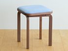 【フライミー ヴェール/FLYMEe vert / GOODS】のCOCCO STOOL / コッコ スツール クッション張地:ラムース スカイブルー(ランク4)、ウッド:ウォールナット|ID: prp329100002285439 ipo3291000000028447096