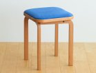 【フライミー ヴェール/FLYMEe vert / GOODS】のCOCCO STOOL / コッコ スツール クッション張地:ラムース マリンブルー(ランク4)、ウッド:チェリー|ID: prp329100002285439 ipo3291000000028447111