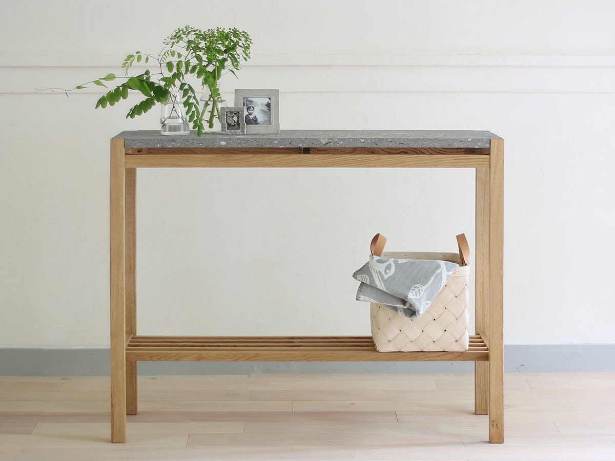 【北の住まい設計社/KITANOSUMAISEKKEISHA / GOODS】のn frame Console Table / エヌフレーム コンソールテーブル インテリア・キッズ・メンズ・レディースファッション・服の通販 founy(ファニー) 　オイル　Oil　テーブル　Table　パウダー　Powder　フレーム　Flame　ボックス　Box　ホーム・キャンプ・アウトドア・お取り寄せ　Home,Garden,Outdoor,Camping Gear　家具・インテリア　Furniture　テーブル　Table　コンソール・カウンターテーブル　Console/Counter Table　脚部:ナラ(オイル仕上)|ID: prp329100002286788 ipo3291000000032087633