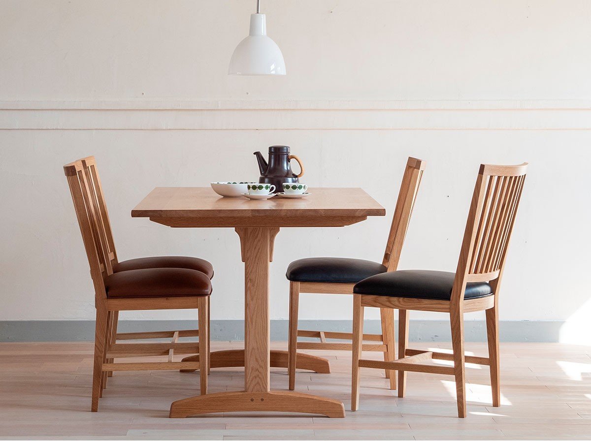 【北の住まい設計社/KITANOSUMAISEKKEISHA / GOODS】のDining Table Shaker II / ダイニング テーブル シェーカー 2 インテリア・キッズ・メンズ・レディースファッション・服の通販 founy(ファニー) 　オイル　Oil　テーブル　Table　人気　Popularity　バランス　Balance　パウダー　Powder　モダン　Modern　ホーム・キャンプ・アウトドア・お取り寄せ　Home,Garden,Outdoor,Camping Gear　家具・インテリア　Furniture　テーブル　Table　ダイニングテーブル　Dining Table　天板:ナラ(オイル仕上)、脚部:ナラ(オイル仕上)|ID: prp329100002286795 ipo3291000000032087577