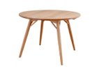 【北の住まい設計社/KITANOSUMAISEKKEISHA / GOODS】のRound Table / ラウンド テーブル 天板:ナラ(オイル仕上)、脚部:ナラ(オイル仕上)、サイズ:直径105cm|ID: prp329100002286796 ipo3291000000014645624