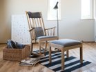 【北の住まい設計社/KITANOSUMAISEKKEISHA / GOODS】のM-chair Ottoman / エムチェア オットマン 張地:サバク・グレー(F4ランク)、フレーム:ナラ(オイル仕上)|ID: prp329100002286799 ipo3291000000032087523