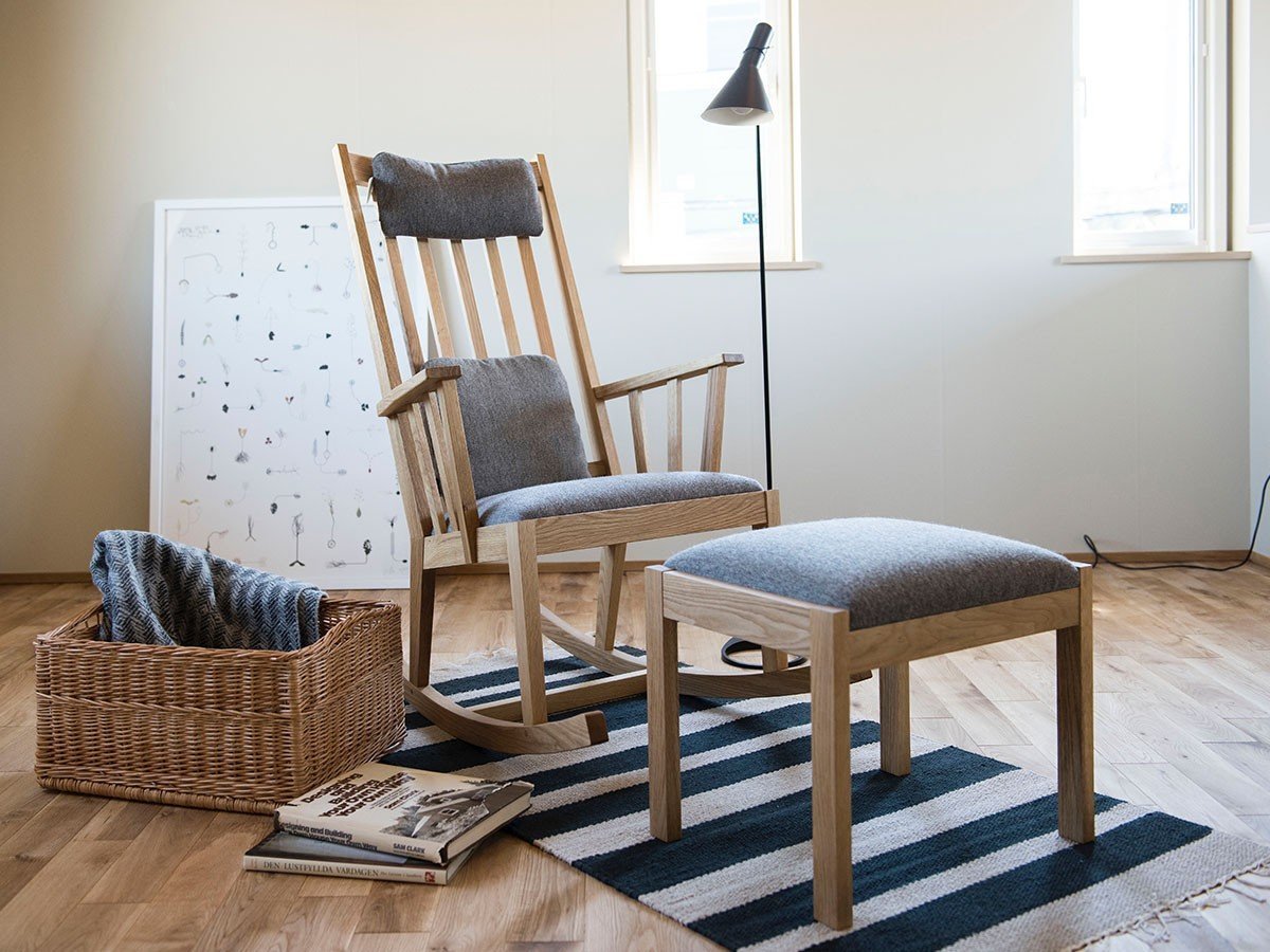 【北の住まい設計社/KITANOSUMAISEKKEISHA / GOODS】のM-chair Ottoman / エムチェア オットマン インテリア・キッズ・メンズ・レディースファッション・服の通販 founy(ファニー) 　ファブリック　Fabric, Textile　フェルト　Felt, Felt Fabric　リネン　Linen, Linen Fabric　送料無料　Free Shipping　ホーム・キャンプ・アウトドア・お取り寄せ　Home Living / Home & Lifestyle / Camping Gear / Outdoor Camping　家具・インテリア　Home Furniture & Interior. Stylish & Functional Living Spaces　その他 インテリア雑貨、家具　Home Decor & Furniture Extras　張地:サバク・グレー(F4ランク)、フレーム:ナラ(オイル仕上)|ID: prp329100002286799 ipo3291000000032087523