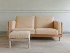 【北の住まい設計社/KITANOSUMAISEKKEISHA / GOODS】のWood Frame Sofa Classic M / ウッドフレーム ソファ クラシック M 張地:ナチュラル(革ランク)、フレーム:イタヤカエデ|ID: prp329100002286802 ipo3291000000032087469