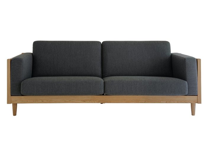 【北の住まい設計社/KITANOSUMAISEKKEISHA / GOODS】のWood Frame Sofa Classic L / ウッドフレーム ソファ クラシック L インテリア・キッズ・メンズ・レディースファッション・服の通販 founy(ファニー) https://founy.com/ ウッド Wood ヴィンテージ Vintage クッション Cushion クラシック Classic ファブリック Fabric フレーム Flame リネン Linen ホーム・キャンプ・アウトドア・お取り寄せ Home,Garden,Outdoor,Camping Gear 家具・インテリア Furniture ソファー Sofa |ID: prp329100002286803 ipo3291000000030223754
