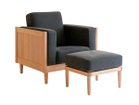 【北の住まい設計社/KITANOSUMAISEKKEISHA / GOODS】のWood Frame Sofa Classic S / ウッドフレーム ソファ クラシック S 張地:カレイド・チャコール(F1ランク)、フレーム:イタヤカエデ|ID: prp329100002286804 ipo3291000000032087457