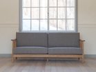 【北の住まい設計社/KITANOSUMAISEKKEISHA / GOODS】のSpoke Sofa L / スポーク ソファ L 張地:ムード・ライトグレー(F3ランク)、フレーム:ナラ(オイル仕上)|ID: prp329100002286805 ipo3291000000032087515