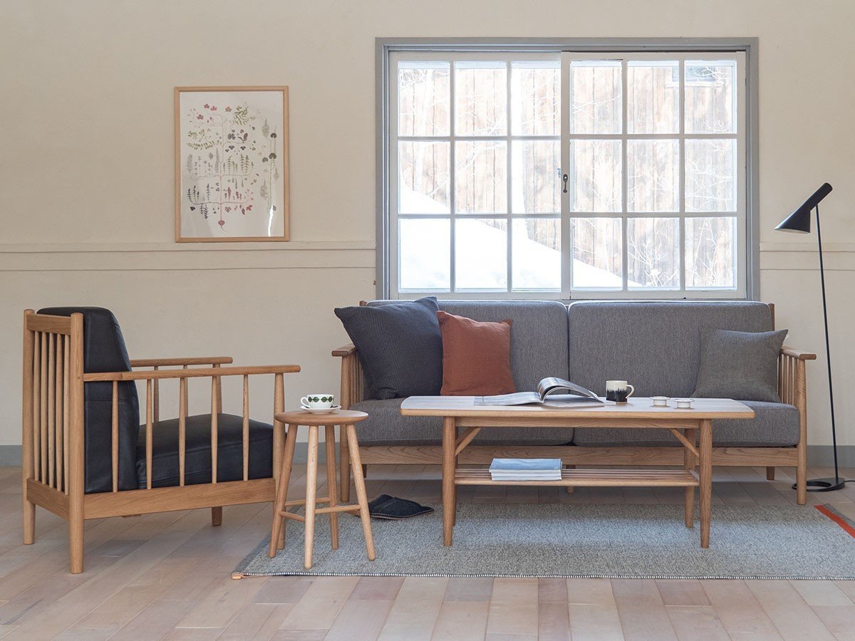 【北の住まい設計社/KITANOSUMAISEKKEISHA / GOODS】のSpoke Sofa M / スポーク ソファ M インテリア・キッズ・メンズ・レディースファッション・服の通販 founy(ファニー) 　バランス　Balance　ファブリック　Fabric　リネン　Linen　おすすめ　Recommend　ホーム・キャンプ・アウトドア・お取り寄せ　Home,Garden,Outdoor,Camping Gear　家具・インテリア　Furniture　ソファー　Sofa　参考イメージ|ID: prp329100002286806 ipo3291000000032087506
