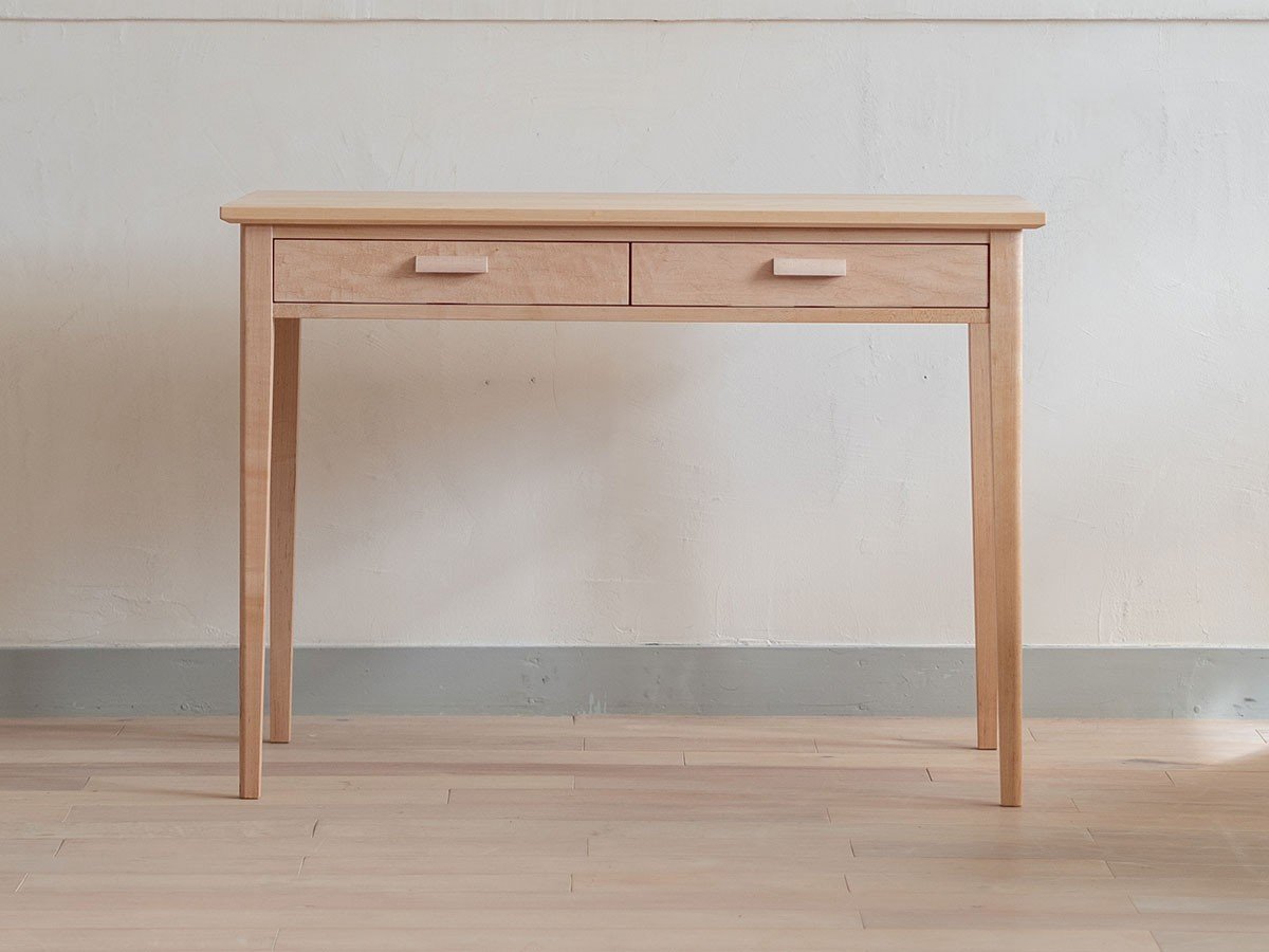 【北の住まい設計社/KITANOSUMAISEKKEISHA / GOODS】のDesk MOA / デスク モア インテリア・キッズ・メンズ・レディースファッション・服の通販 founy(ファニー) 　オイル　Oil　シンプル　Simple　デスク　Desk　パウダー　Powder　おすすめ　Recommend　ビジネス 仕事 通勤　Business　ホーム・キャンプ・アウトドア・お取り寄せ　Home,Garden,Outdoor,Camping Gear　家具・インテリア　Furniture　その他 インテリア雑貨、家具　Furniture, Interior, Others　本体:イタヤカエデ、引出し前板:イタヤカエデ、サイズ:幅100cm|ID: prp329100002286810 ipo3291000000032087422