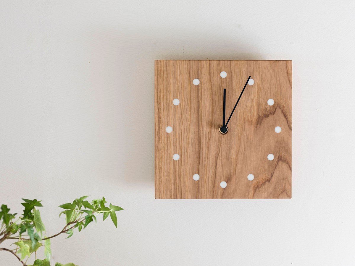 【北の住まい設計社/KITANOSUMAISEKKEISHA / GOODS】のWall Clock Square / ウォールクロック スクエア インテリア・キッズ・メンズ・レディースファッション・服の通販 founy(ファニー) 　オイル　Body Oil　スクエア　Square, Square Shape　時計　Watch, Wristwatch　送料無料　Free Shipping　ホーム・キャンプ・アウトドア・お取り寄せ　Home Living / Home & Lifestyle / Camping Gear / Outdoor Camping　家具・インテリア　Home Furniture & Interior. Stylish & Functional Living Spaces　その他 インテリア雑貨、家具　Home Decor & Furniture Extras　ウッド:ナラ(オイル仕上)|ID: prp329100002286812 ipo3291000000032087396
