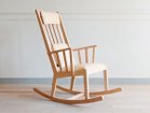 【北の住まい設計社/KITANOSUMAISEKKEISHA / GOODS】のM-chair Rocking / エムチェア ロッキング 張地:ナチュラル(革ランク)、フレーム:イタヤカエデ|ID: prp329100002286814 ipo3291000000032087374