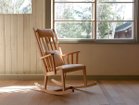 【北の住まい設計社/KITANOSUMAISEKKEISHA / GOODS】のM-chair Rocking / エムチェア ロッキング 張地:ナチュラル(革ランク)、フレーム:イタヤカエデ|ID: prp329100002286814 ipo3291000000032087381