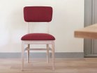 【北の住まい設計社/KITANOSUMAISEKKEISHA / GOODS】のGlove Chair / グローブ チェア 張地:ムーン・ダークレッド(F3ランク)、フレーム:イタヤカエデ|ID:prp329100002286819