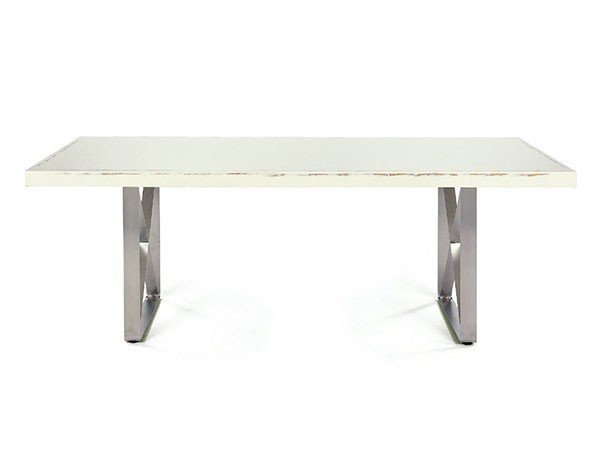 【ロックストーン/ROCKSTONE / GOODS】のURUSHI dining table / ウルシ ダイニングテーブル PM611 / PM612 インテリア・キッズ・メンズ・レディースファッション・服の通販 founy(ファニー) 　テーブル　Table　ホーム・キャンプ・アウトドア・お取り寄せ　Home,Garden,Outdoor,Camping Gear　家具・インテリア　Furniture　テーブル　Table　ダイニングテーブル　Dining Table　天板ホワイト、脚部シルバー、天板サイズ:幅210 × 奥行90cm、高さサイズ:72cm|ID: prp329100002317341 ipo3291000000014928414