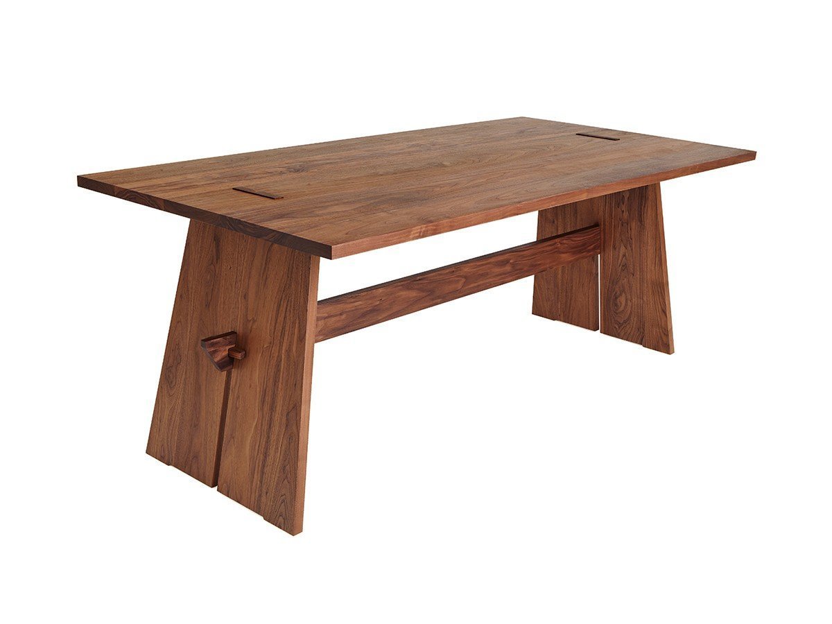 【ロックストーン/ROCKSTONE / GOODS】のALISON dining table / アリソン ダイニングテーブル 180 PM1621 インテリア・キッズ・メンズ・レディースファッション・服の通販 founy(ファニー) 　テーブル　Table　ホーム・キャンプ・アウトドア・お取り寄せ　Home,Garden,Outdoor,Camping Gear　家具・インテリア　Furniture　テーブル　Table　ダイニングテーブル　Dining Table　ウッド:ウォールナット|ID: prp329100002317342 ipo3291000000014928416