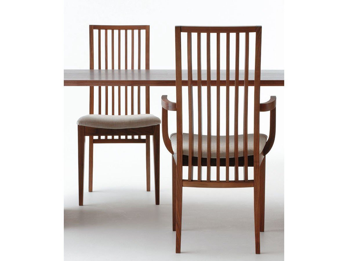 【ロックストーン/ROCKSTONE / GOODS】のGERRARD side chair / ジェラード サイドチェア PM163 インテリア・キッズ・メンズ・レディースファッション・服の通販 founy(ファニー) 　送料無料　Free Shipping　テーブル　Table, Dining Table　ホーム・キャンプ・アウトドア・お取り寄せ　Home Living / Home & Lifestyle / Camping Gear / Outdoor Camping　家具・インテリア　Home Furniture & Interior. Stylish & Functional Living Spaces　チェア・椅子　Seating & Chairs　ダイニングチェア・木製チェア　Dining Chairs　奥:本商品、手前:同シリーズの「アームチェア」|ID: prp329100002317409 ipo3291000000030219423