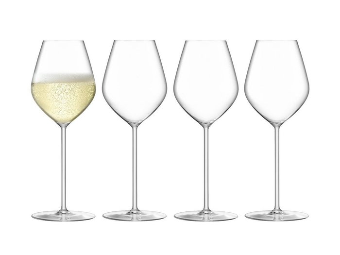 【エルエスエー インターナショナル/LSA international / GOODS】のBOROUGH CHAMPAGNE TULIP GLASS SET4 / ボロー シャンパンチューリップグラス 4脚セット インテリア・キッズ・メンズ・レディースファッション・服の通販 founy(ファニー) https://founy.com/ 送料無料 Free Shipping ガラス Glass クリスタル Crystal グラス Glass テーブル Table トレンド Trend フォルム Form |ID: prp329100002322010 ipo3291000000030201804