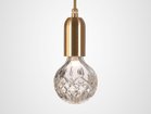 【リーブルーム/LEE BROOM / GOODS】のCRYSTAL BULB CHANDELIER 3 PIECE / クリスタルバルブ シャンデリア 3灯 本体ブラッシュドブラス、電球クリア|ID: prp329100002326676 ipo3291000000034029212