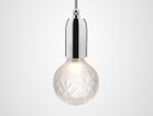【リーブルーム/LEE BROOM / GOODS】のCRYSTAL BULB CHANDELIER 3 PIECE / クリスタルバルブ シャンデリア 3灯 本体ポリッシュドクローム、電球フロスト|ID: prp329100002326676 ipo3291000000034029218