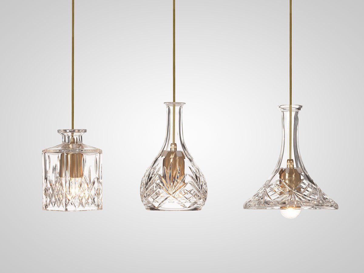 【リーブルーム/LEE BROOM / GOODS】のDECANTER CHANDELIER 3 PIECE / デキャンタ シャンデリア 3灯 インテリア・キッズ・メンズ・レディースファッション・服の通販 founy(ファニー) 　ヴィンテージ　Vintage Style　カッティング　Cutting Detail　ガラス　Glass, Glassware　クリスタル　Crystal, Swarovski　グラス　Glass, Eyewear　コレクション　Collection, Seasonal Line　スクエア　Square, Square Shape　チューリップ　Tube, Tube Top　ハンド　Hand, Handmade　モダン　Modern, Contemporary　送料無料　Free Shipping　ホーム・キャンプ・アウトドア・お取り寄せ　Home Living / Home & Lifestyle / Camping Gear / Outdoor Camping　家具・インテリア　Home Furniture & Interior. Stylish & Functional Living Spaces　ライト・照明　Lamps & Lighting Fixtures　シャンデリア・クリスタル照明　Chandelier / Crystal Ceiling Light　参考イメージ|ID: prp329100002326678 ipo3291000000033344272
