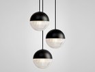 【リーブルーム/LEE BROOM / GOODS】のLITTLE LENS FLAIR CHANDELIER 3 PIECE / リトルレンズフレア シャンデリア 3灯 マットブラック|ID: prp329100002326679 ipo3291000000034029178