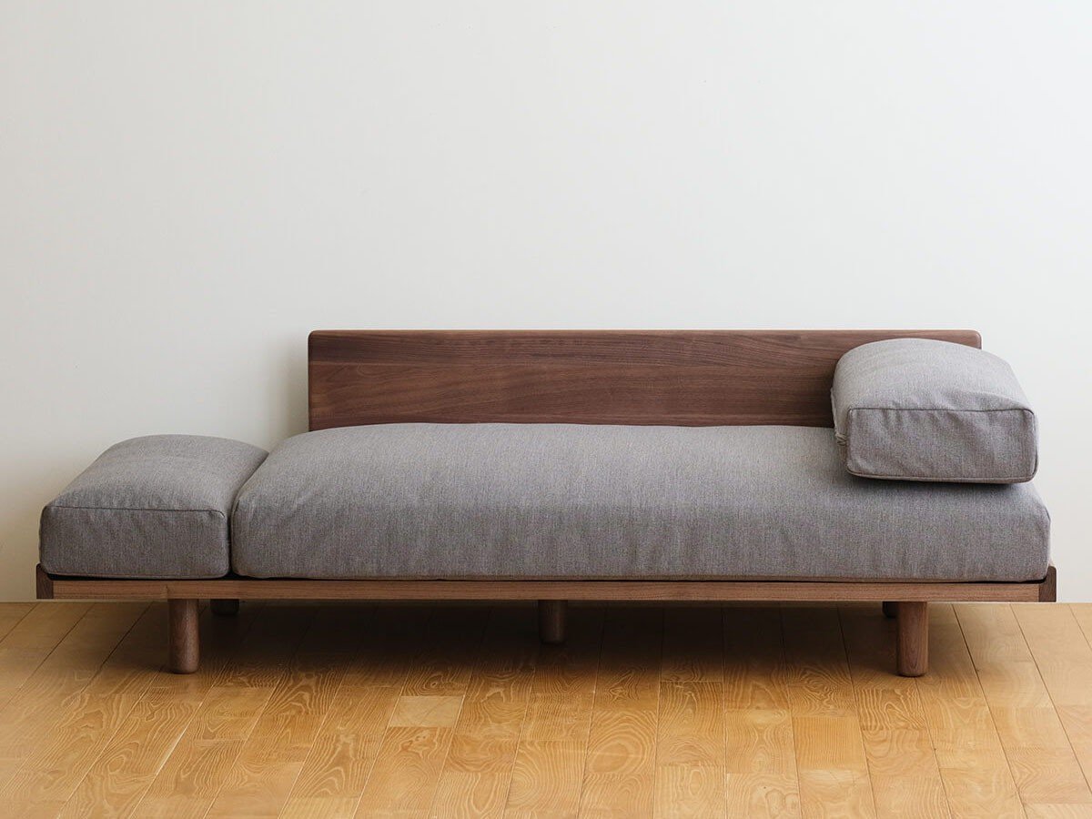 【フライミー ヴェール/FLYMEe vert / GOODS】のPISOLINO SOFA BED / ピソリーノ ソファベッド 193 インテリア・キッズ・メンズ・レディースファッション・服の通販 founy(ファニー) 　クッション　Cushion, Throw Pillow　フェザー　Feather, Feather Detail　フレーム　Frame, Outline　ホーム・キャンプ・アウトドア・お取り寄せ　Home Living / Home & Lifestyle / Camping Gear / Outdoor Camping　家具・インテリア　Home Furniture & Interior. Stylish & Functional Living Spaces　ソファー　Couches & Sofas　背面張地:マレンコ グレー(ランク2)、座面張地:マレンコ グレー(ランク2)、フレーム:ウォールナ|ID: prp329100002328820 ipo3291000000030190436
