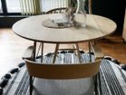 【アデペシュ/a.depeche / GOODS】のsou dining table 1050 round / ソウ ダイニングテーブル 1050 ラウンド(脚部002タイプ) 参考イメージ(天板ナチュラル)|ID: prp329100002330657 ipo3291000000030209334