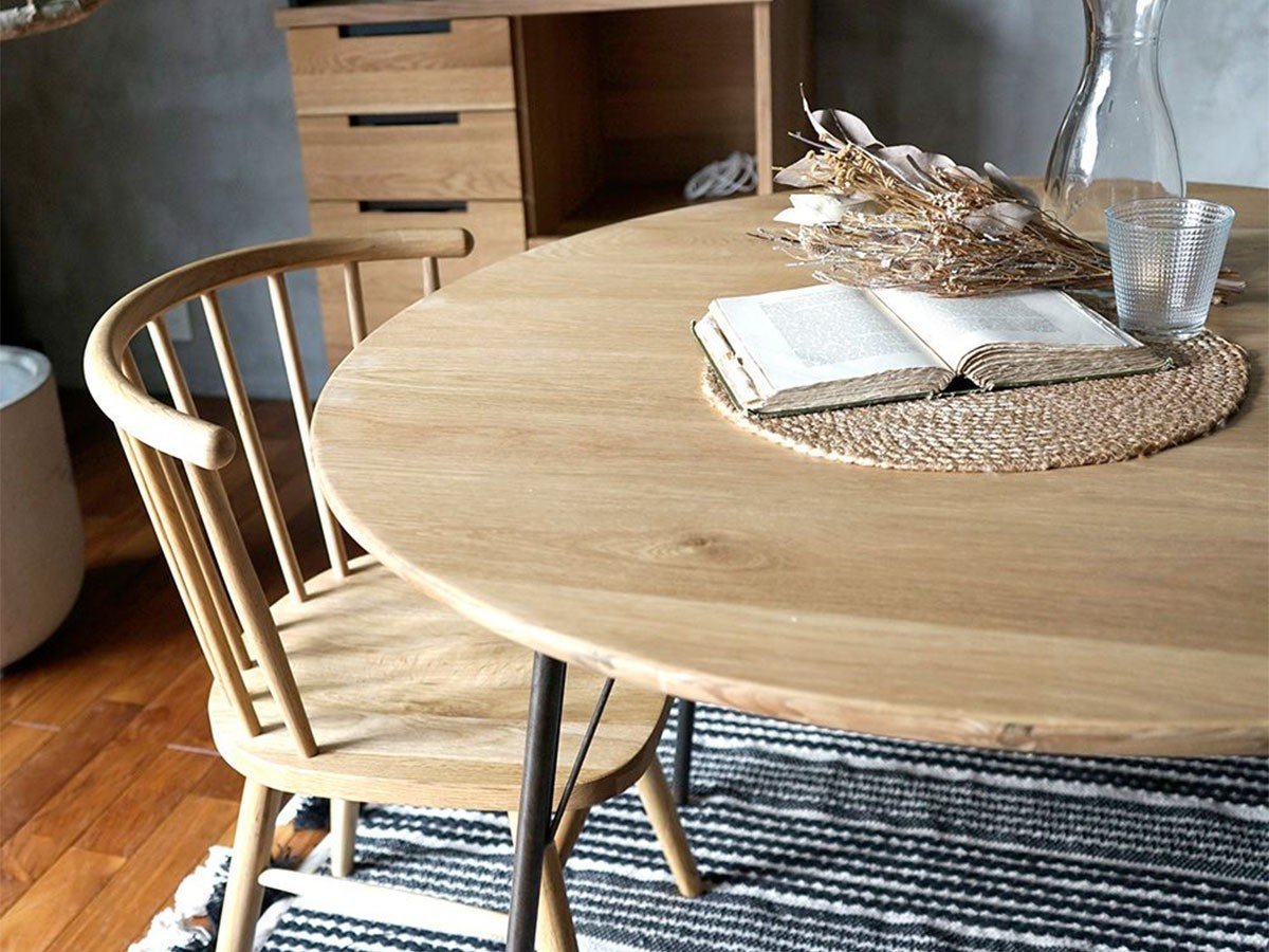 【アデペシュ/a.depeche / GOODS】のsou dining table 1050 round / ソウ ダイニングテーブル 1050 ラウンド(脚部001タイプ) 人気、トレンドファッション・服の通販 founy(ファニー) 　シンプル　Simple　テーブル　Table　デスク　Desk　モダン　Modern　ラウンド　Round　ワーク　Work　ヴィンテージ　Vintage　ホーム・キャンプ・アウトドア・お取り寄せ　Home,Garden,Outdoor,Camping Gear　家具・インテリア　Home Furniture & Interior. Stylish & Functional Living Spaces　テーブル　Table　ダイニングテーブル　Dining Table　other-5|ID: prp329100002330658 ipo3291000000031504085